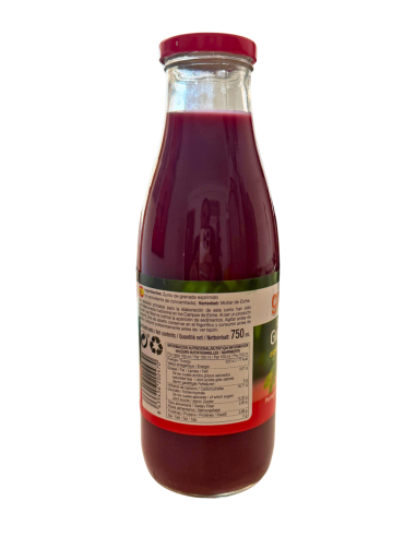 zumo de granada 750 ml - ingredientes